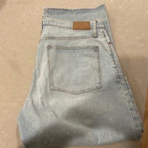 Madewell Perfect Vintage Wide Leg Crop Jean Sz 32
